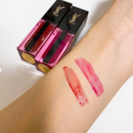 ルージュ ピュールクチュール ヴェルニ ウォーターステイン/YVES SAINT LAURENT BEAUTE/口紅を使ったクチコミ(3枚目)