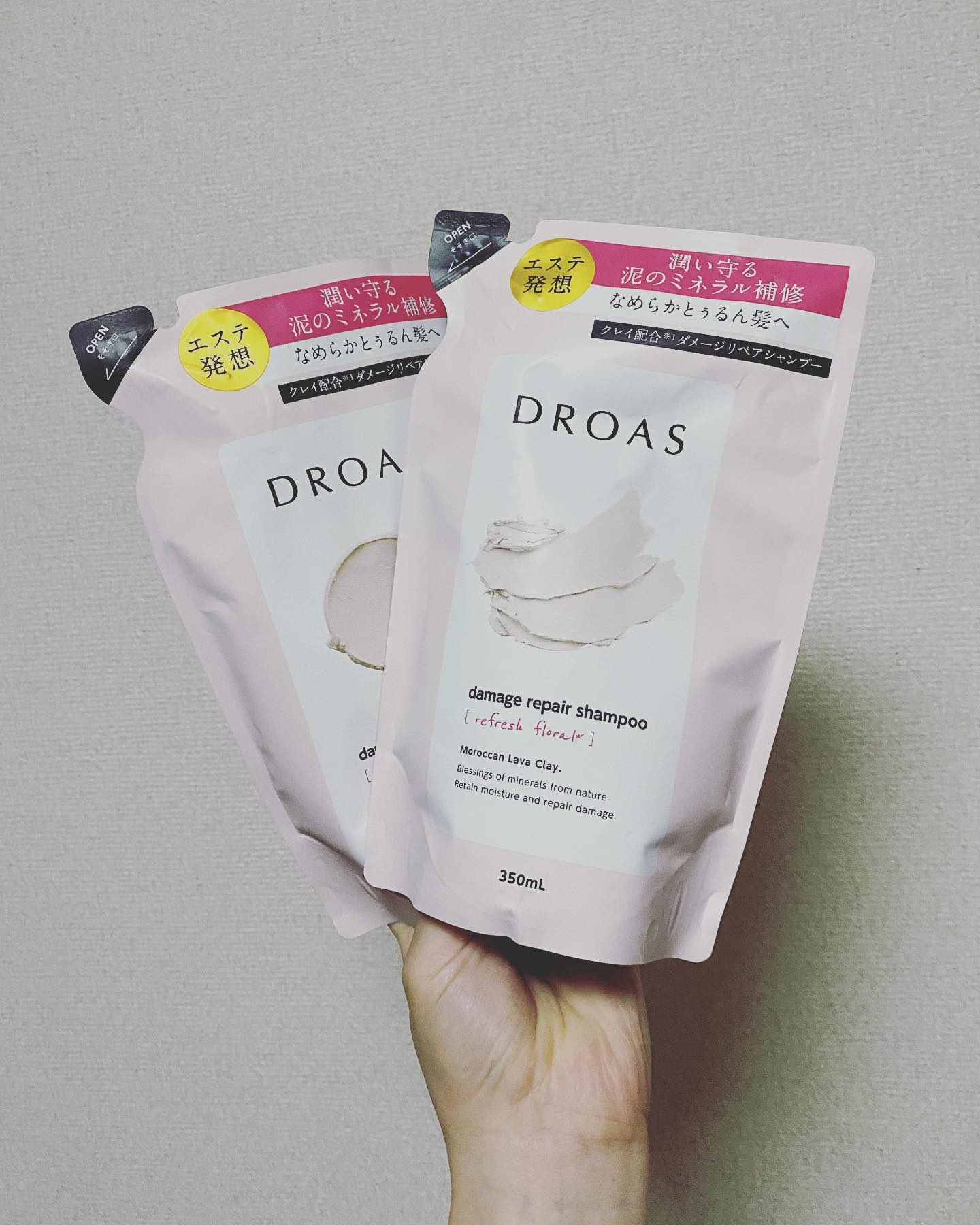 ダメージリペアシャンプー／トリートメント/DROAS/市販シャンプーを使ったクチコミ（1枚目）