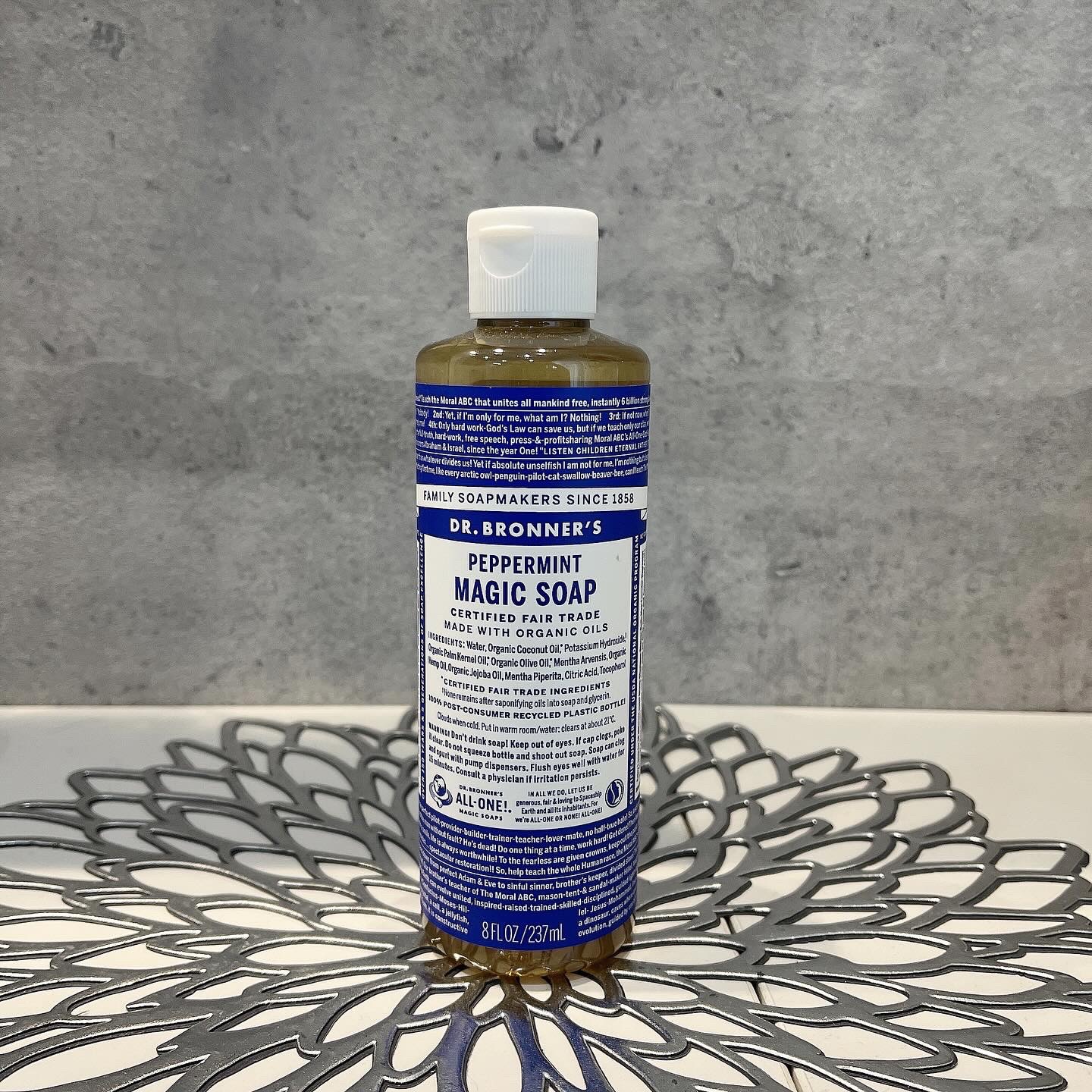 マジックソープ ペパーミント 237ml/ドクターブロナー/ボディソープを使ったクチコミ（2枚目）
