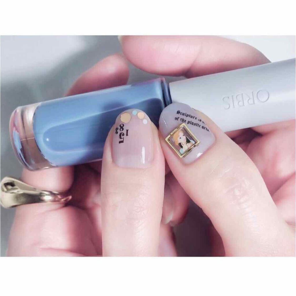 ネイルケアプロテクター オルビスの口コミ オルビスのクリアブルー左手は 2度塗り右手 By A K Manicure Lips