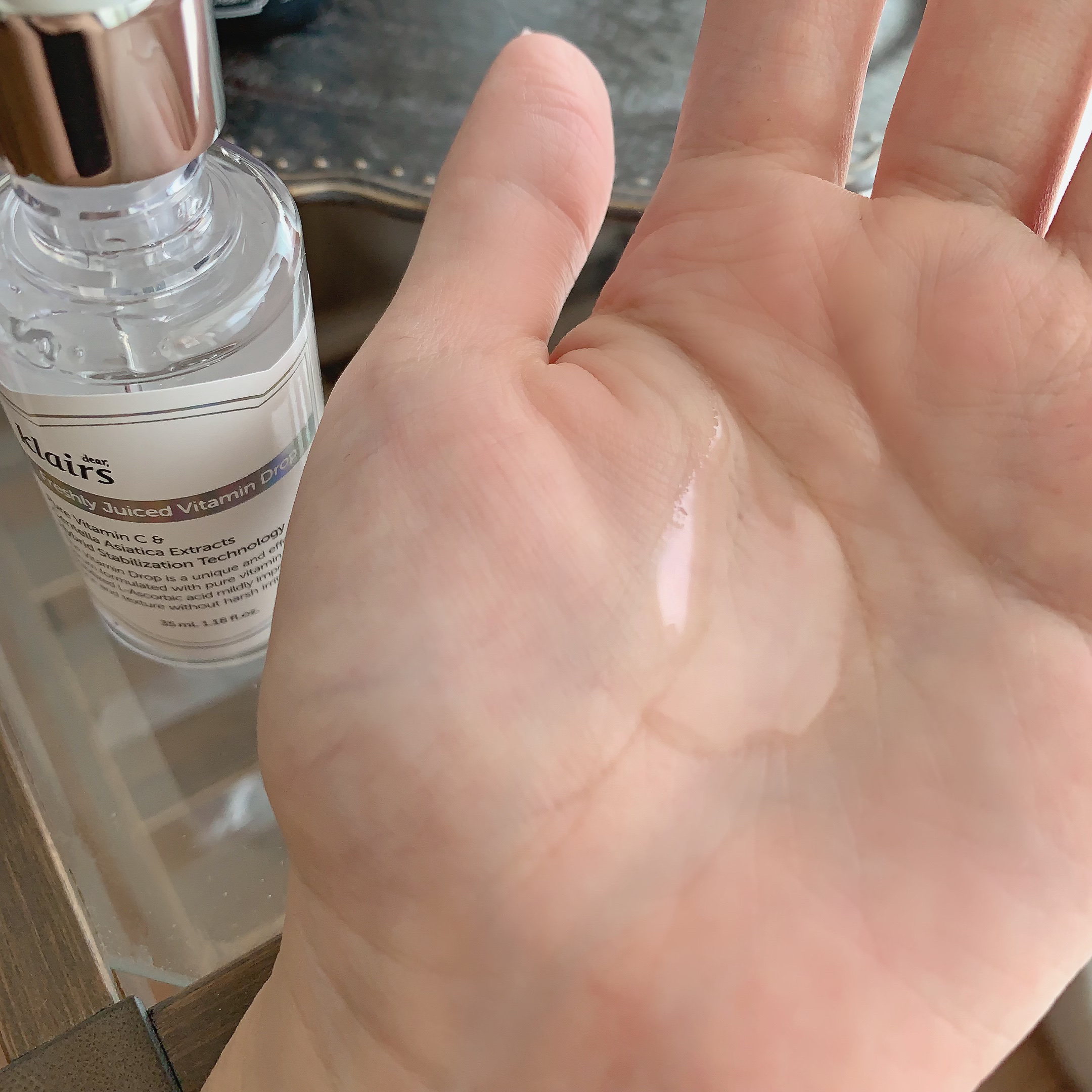 フレッシュリージュースドビタミンドロップ(35ml)/Klairs/美容液を使ったクチコミ（2枚目）