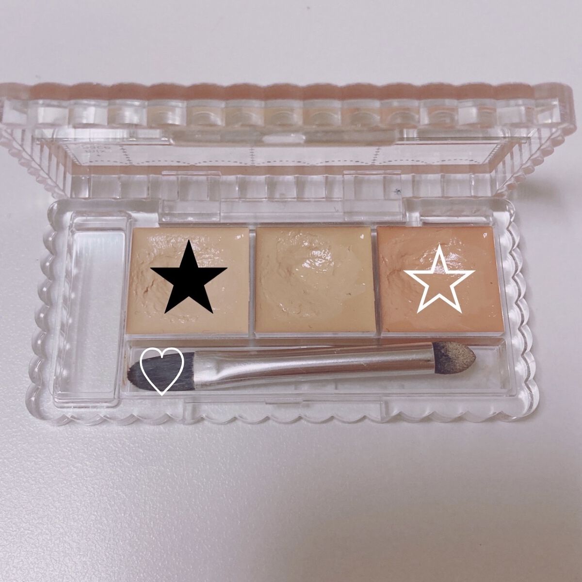 カラーミキシングコンシーラー/キャンメイク/パレットコンシーラーを使ったクチコミ（3枚目）