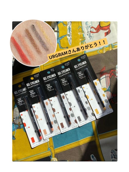 UR GLAM GEL EYELINER/U R GLAM/ジェルアイライナーを使ったクチコミ(1枚目)