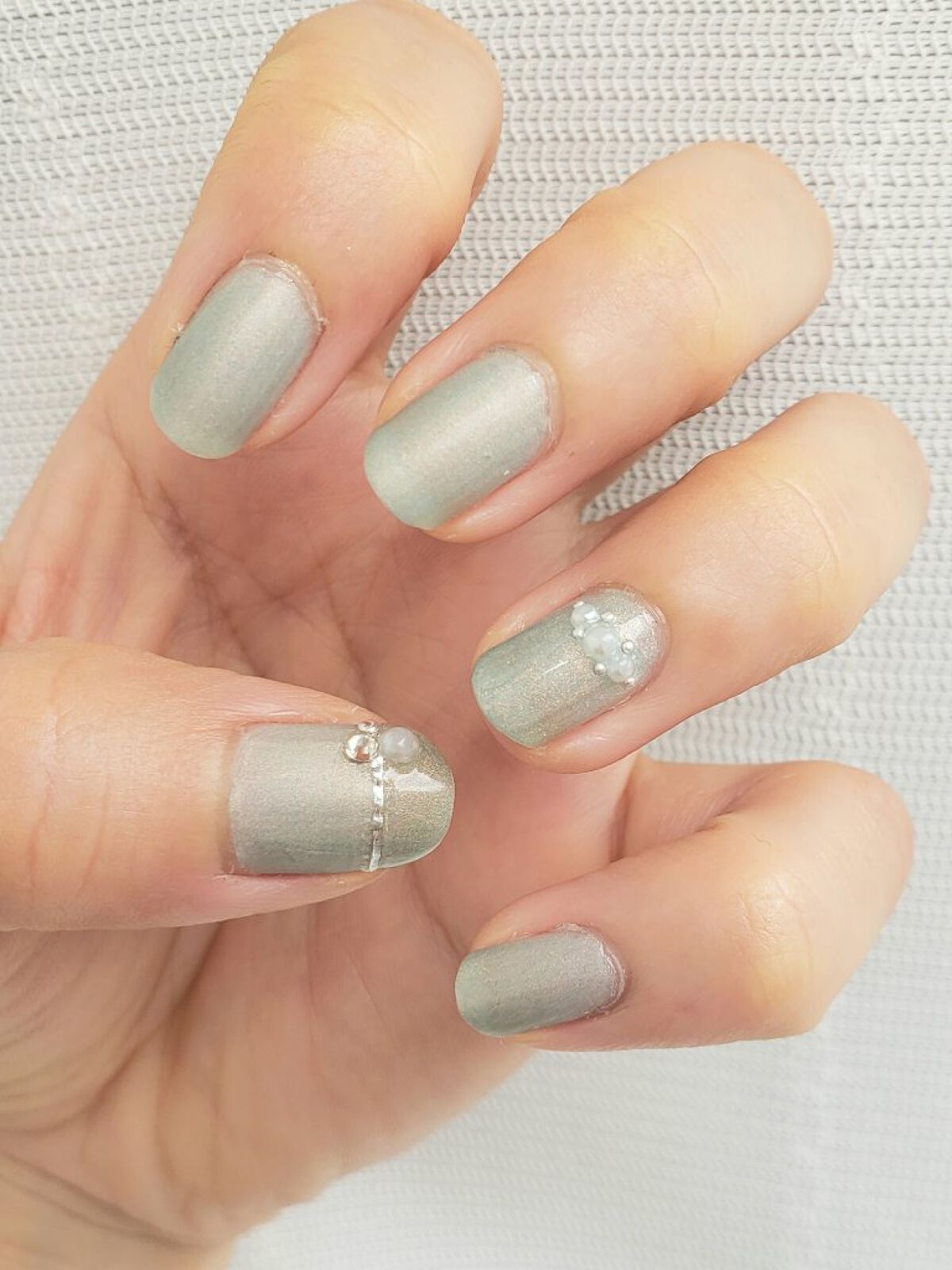 ネイルホリック リミテッドカラー Matte Macaron/ネイルホリック/マニキュアを使ったクチコミ（2枚目）