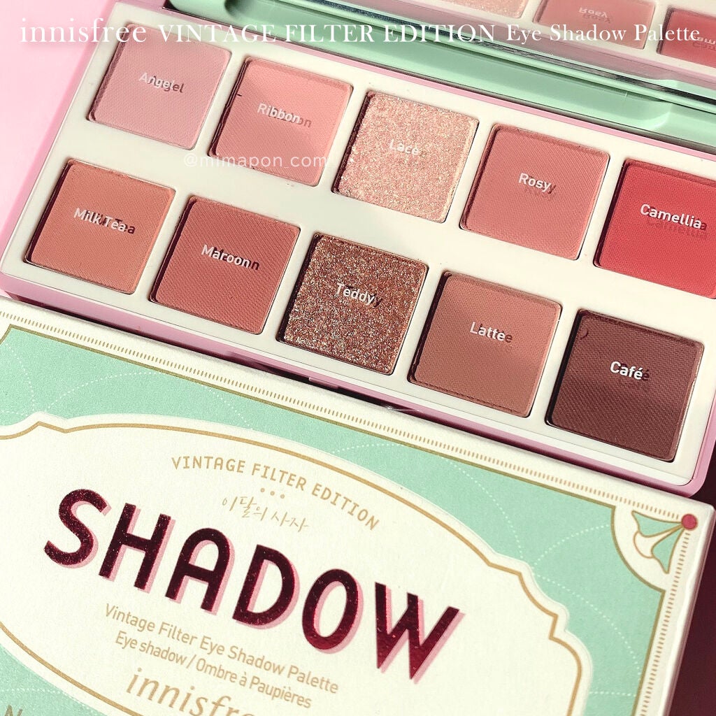 ヴィンテージ フィルター アイシャドウ パレット Vintage Filter Edition/innisfree/アイシャドウパレットを使ったクチコミ(3枚目)