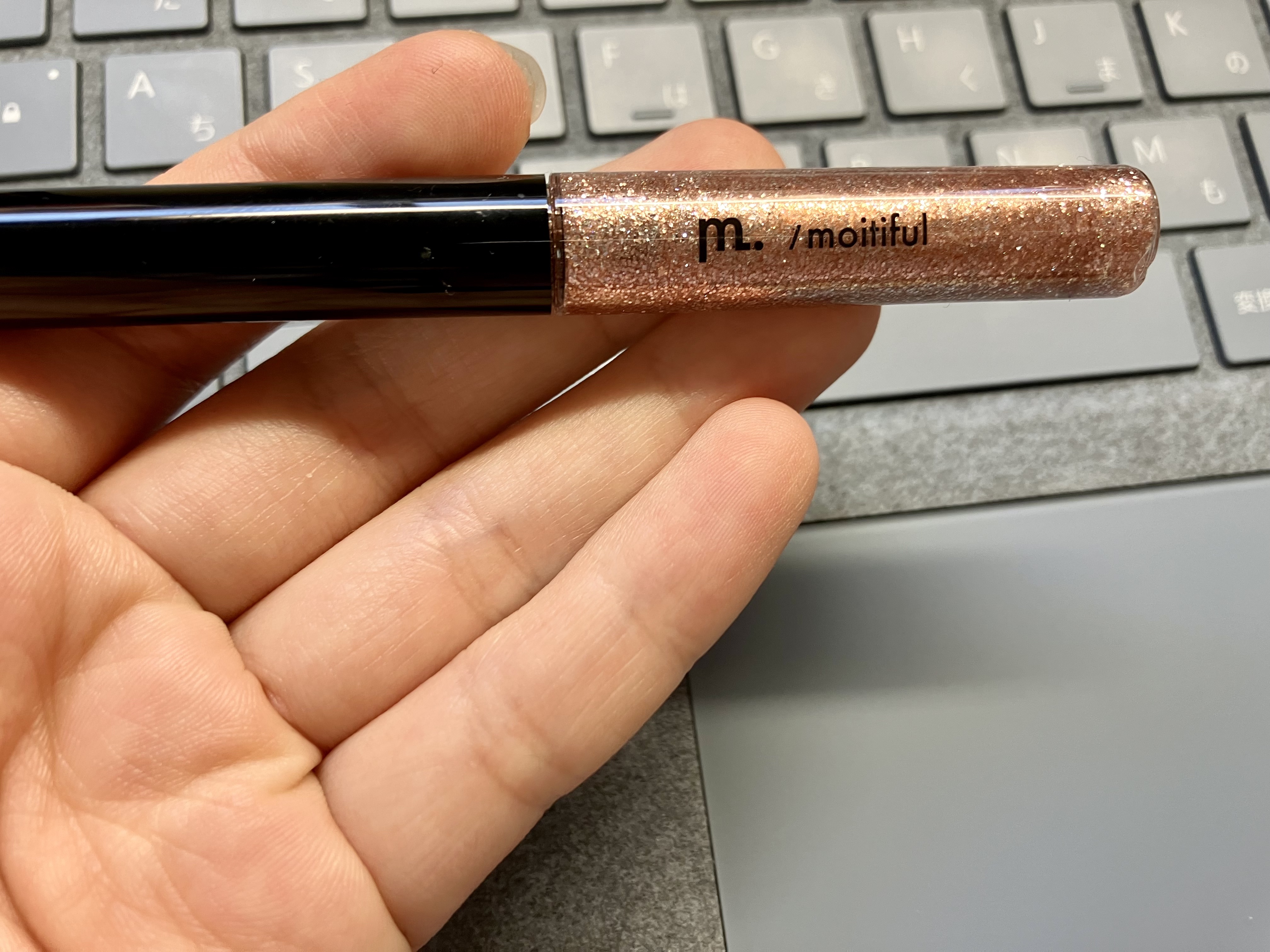 グリッターライナー(MFL リキッドアイシャドウ) ピンク/moitiful/グリッターを使ったクチコミ（1枚目）