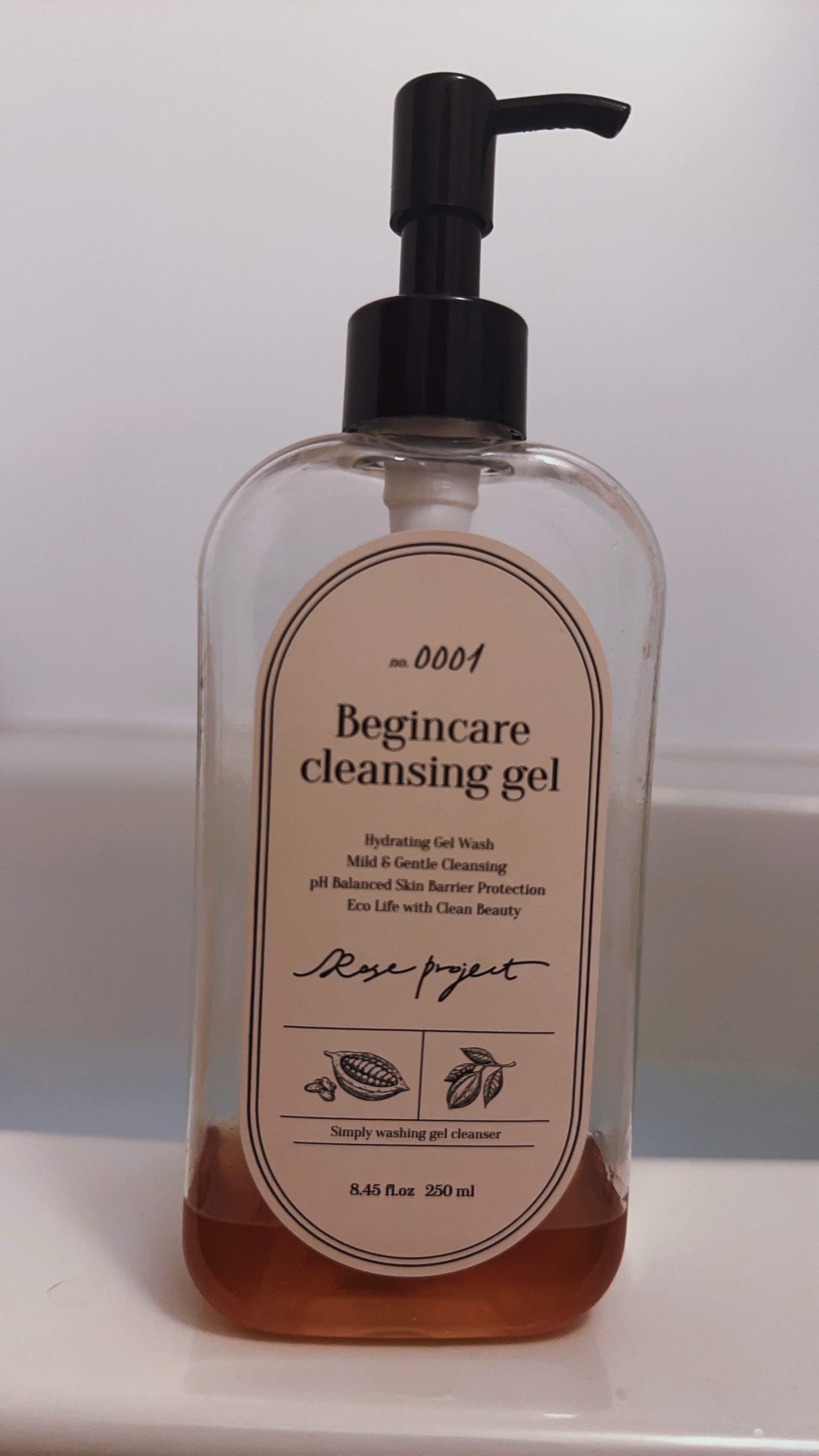 ヴィーガンケアクレンジングジェル/ROSEPROJECT/クレンジングジェルを使ったクチコミ（1枚目）