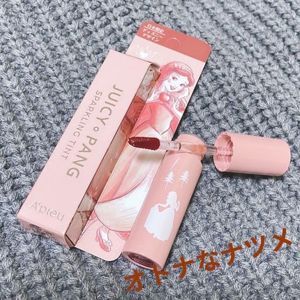 アピュー ジューシーパン スパークリングティント CR01 オトメなナツメ (白雪姫デザイン)/A’pieu/口紅を使ったクチコミ(2枚目)