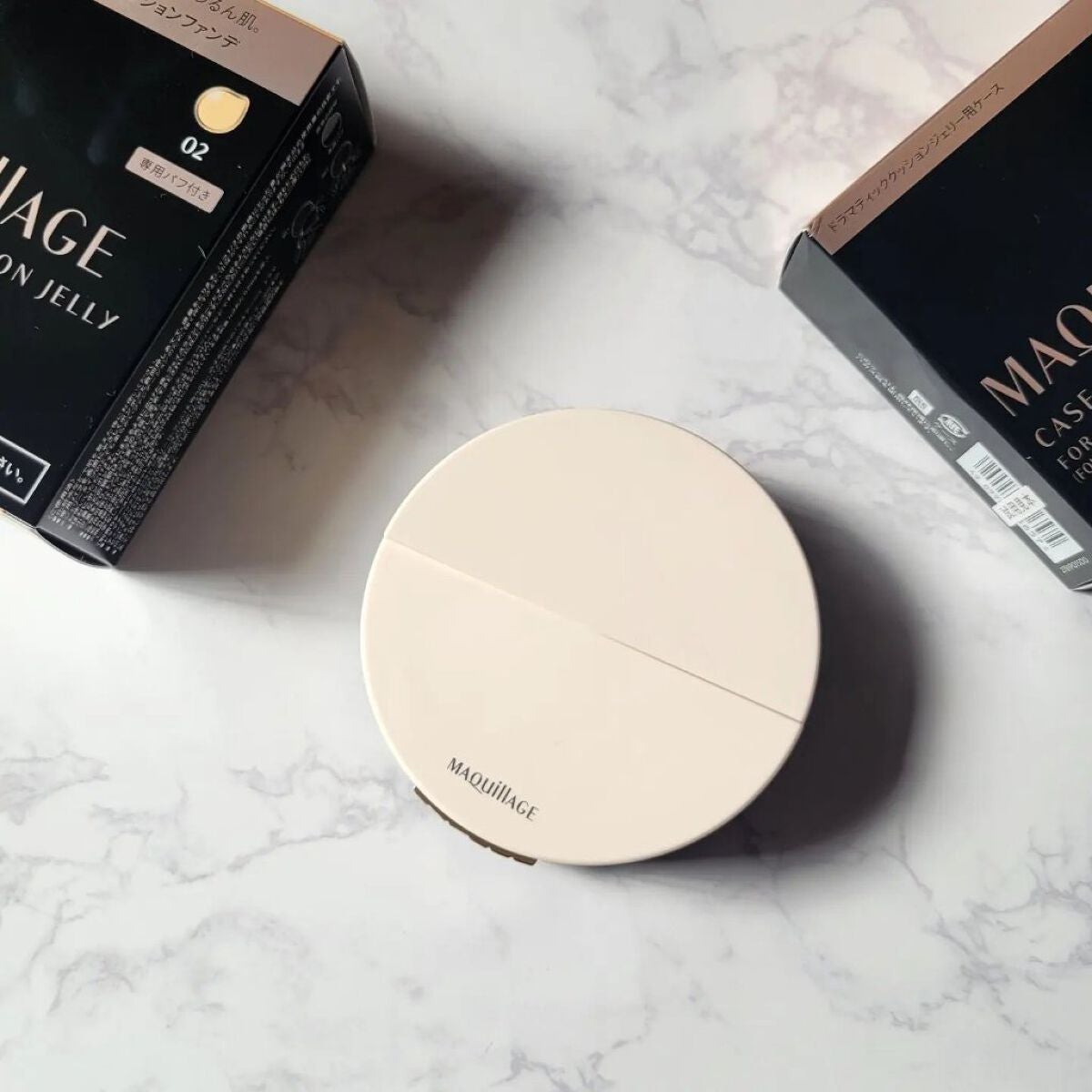 ドラマティックジェリーコンパクト/マキアージュ/クッションファンデーションを使ったクチコミ(5枚目)