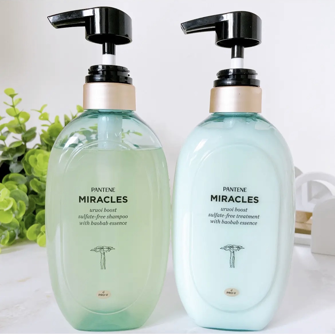 ミラクルズ うるおいブースト シャンプー/トリートメント シャンプー 440g/パンテーン/市販シャンプーを使ったクチコミ（1枚目）