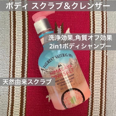 ON: THE BODY
ヴェールメント ナチュラルスパ スクラブ ボディソープ

400ml/¥1100
────────────

スクラブとボディソープが一体になっているので
とても楽です。

つ