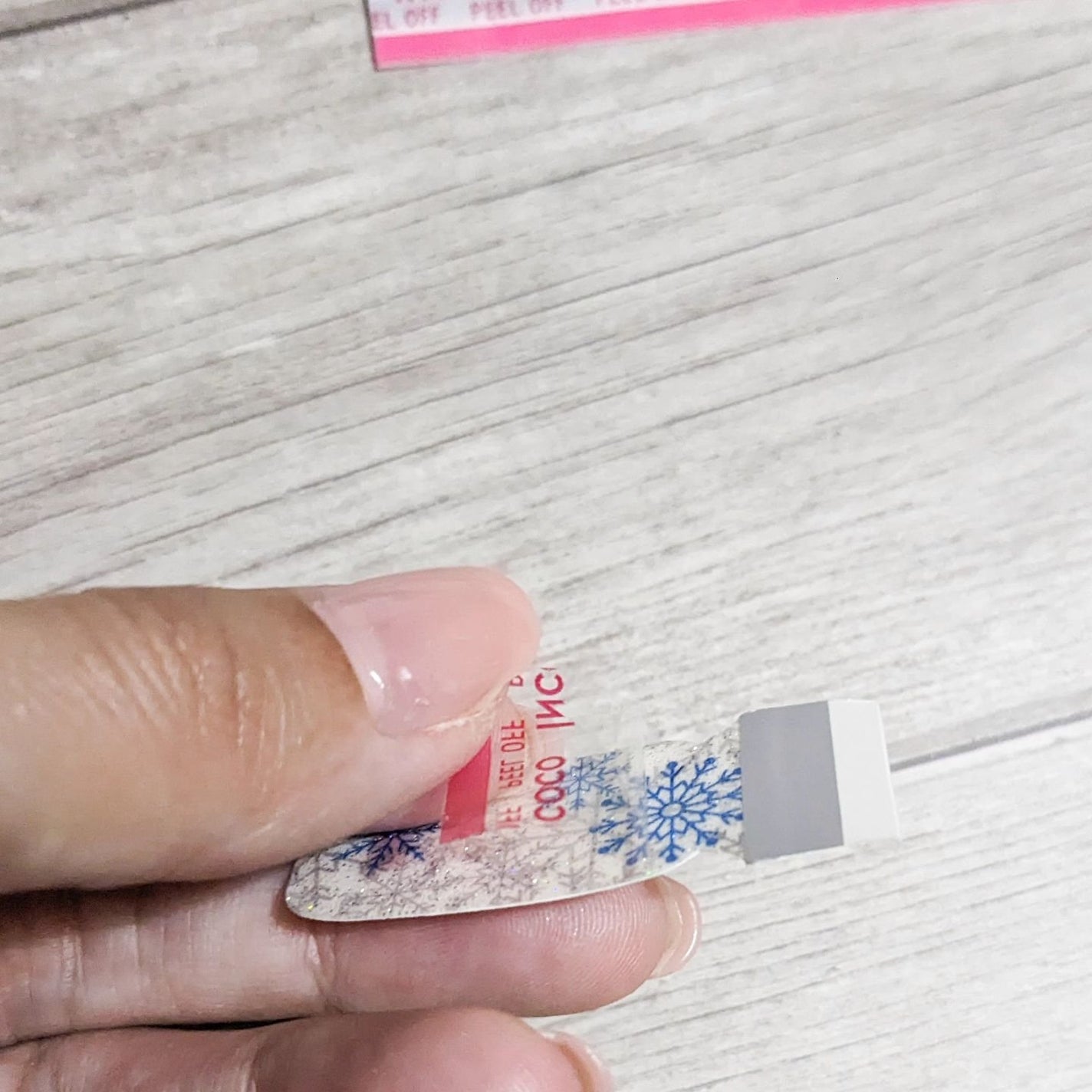 INCOCO インココ マニキュアシート/インココ/ネイルシールを使ったクチコミ(4枚目)