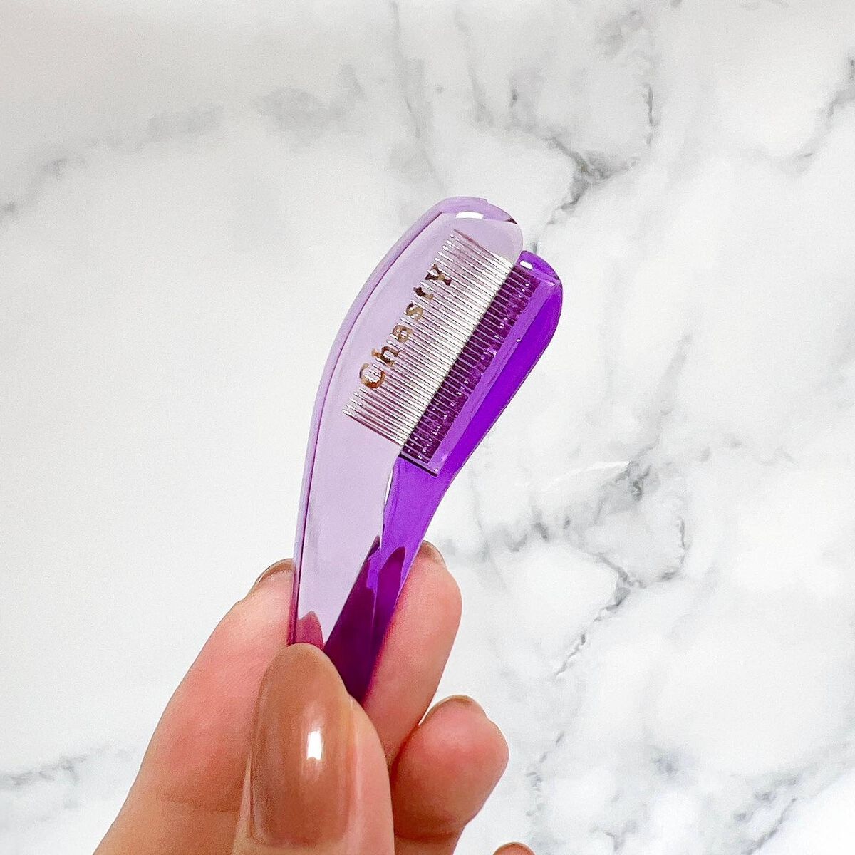 マスカラコーム メタルN(ナチュラル)/チャスティ/その他化粧小物を使ったクチコミ(3枚目)