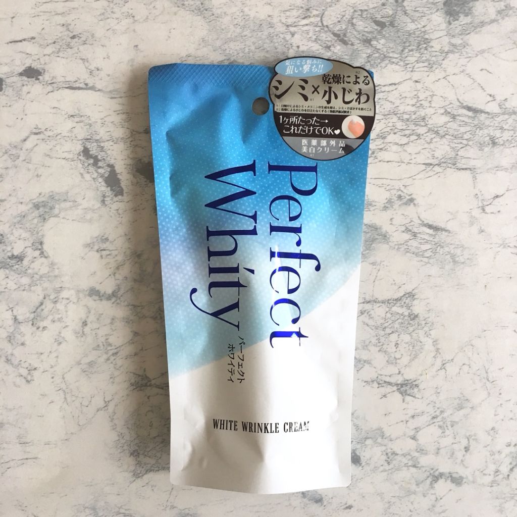 Perfect Whity　WHITE WRINKLE CREAM/R&/フェイスクリームを使ったクチコミ（1枚目）