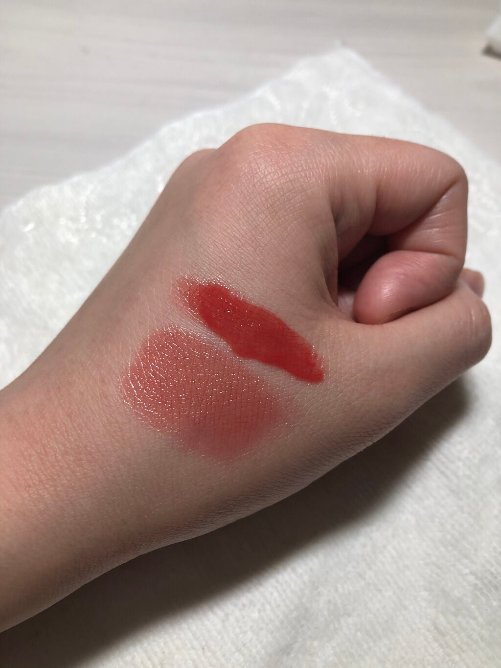 Glassy Layer Fixing Tint/lilybyred/口紅を使ったクチコミ(2枚目)