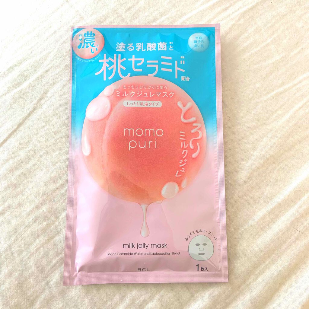 潤い濃密ミルクジュレマスク/ももぷり/シートマスク・パックを使ったクチコミ(1枚目)