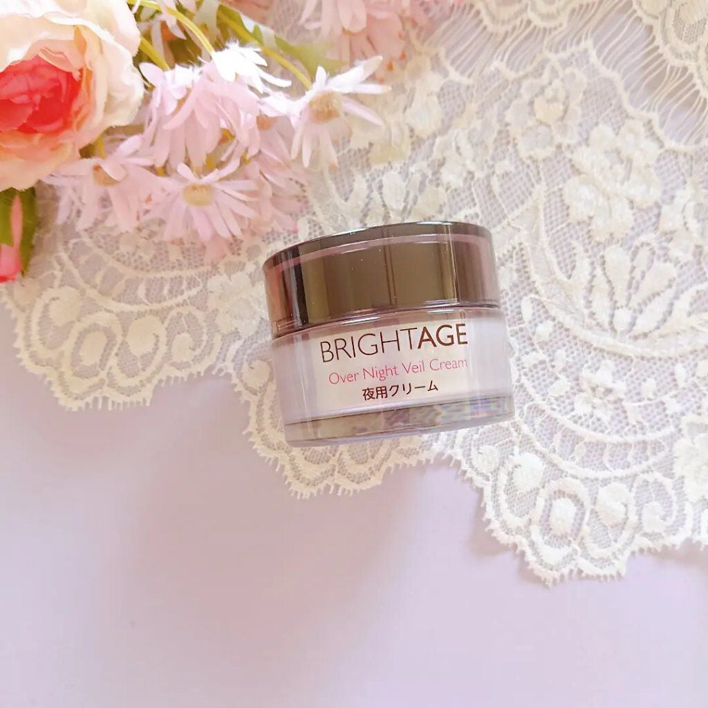 オーバーナイト ヴェールクリーム/BRIGHTAGE/フェイスクリームを使ったクチコミ(1枚目)