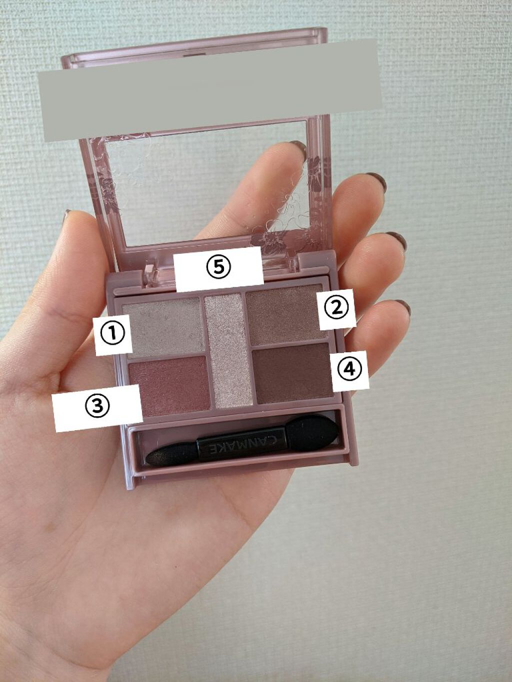 パーフェクトスタイリストアイズ/キャンメイク/アイシャドウパレットを使ったクチコミ（2枚目）