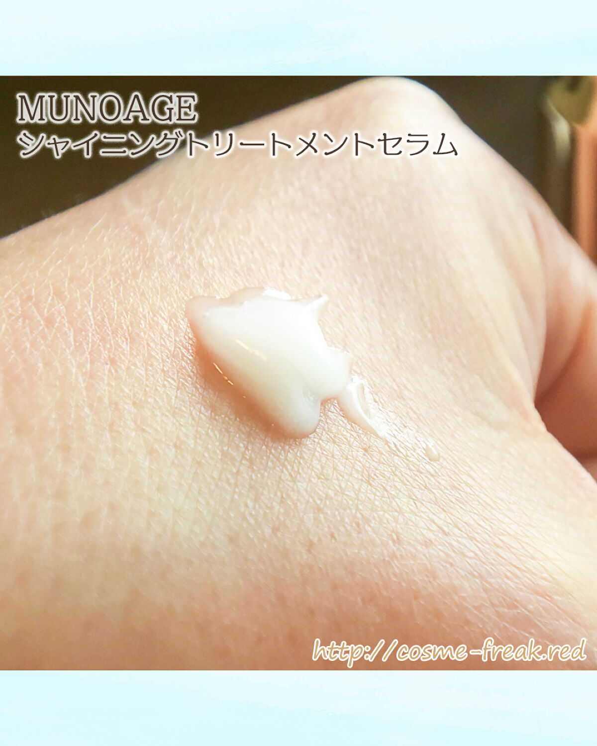 シャイニングトリートメントセラム/MUNOAGE(ミューノアージュ)/美容液を使ったクチコミ（3枚目）