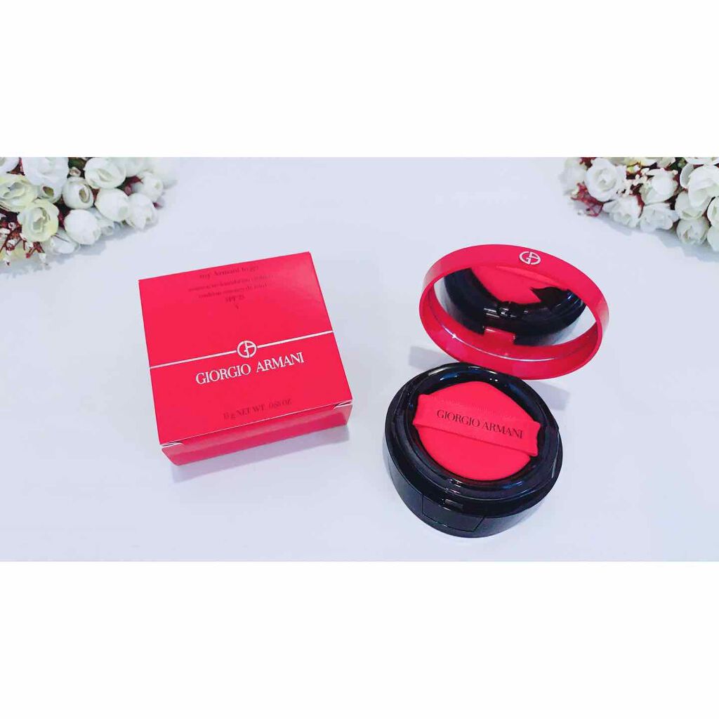 マイ アルマーニ トゥ ゴー クッション 4/ジョルジオ アルマーニ ビューティ/クッションファンデーションを使ったクチコミ（3枚目）