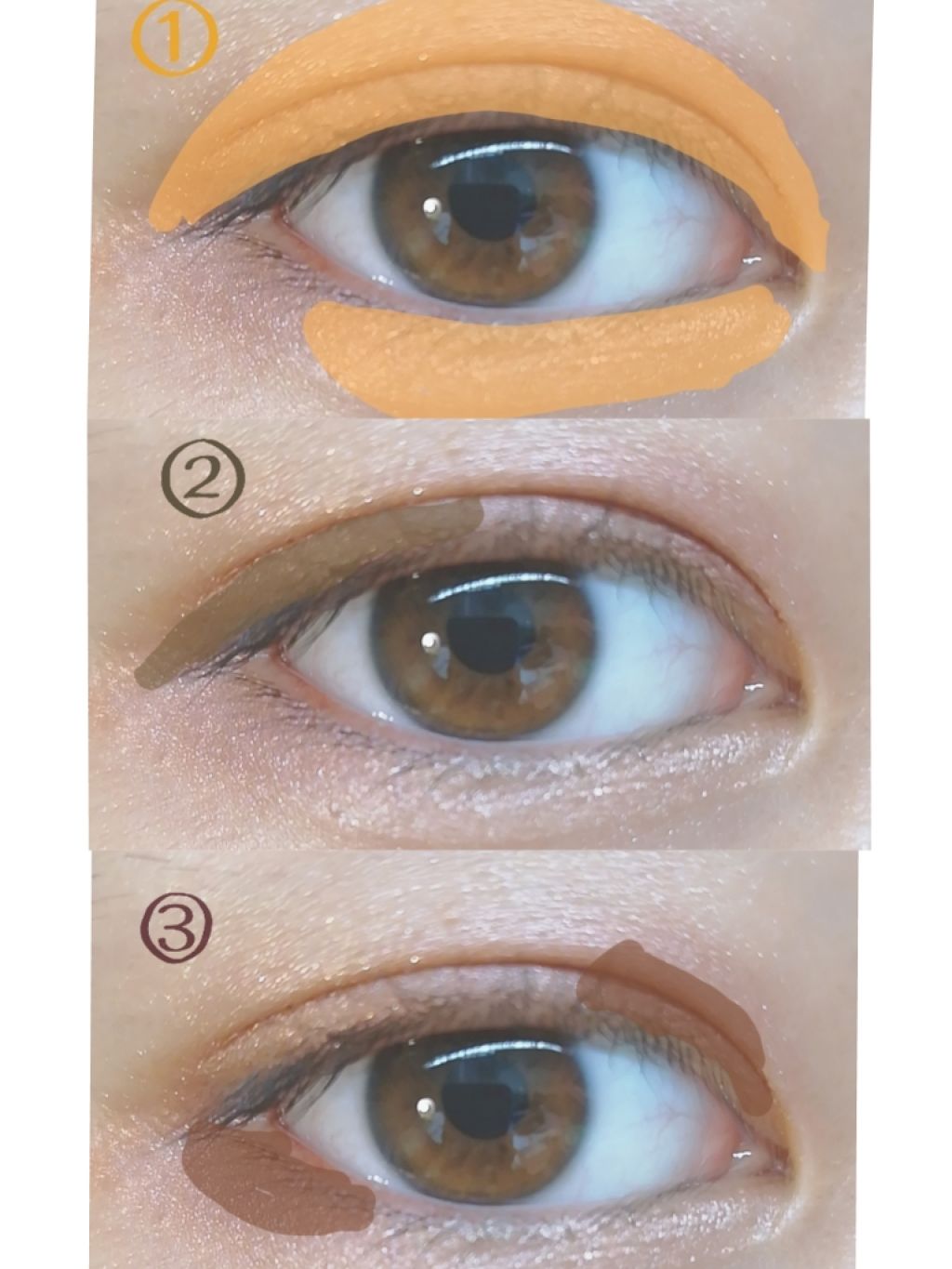 UR GLAM POWDER EYESHADOW/U R GLAM/単色アイシャドウを使ったクチコミ(4枚目)