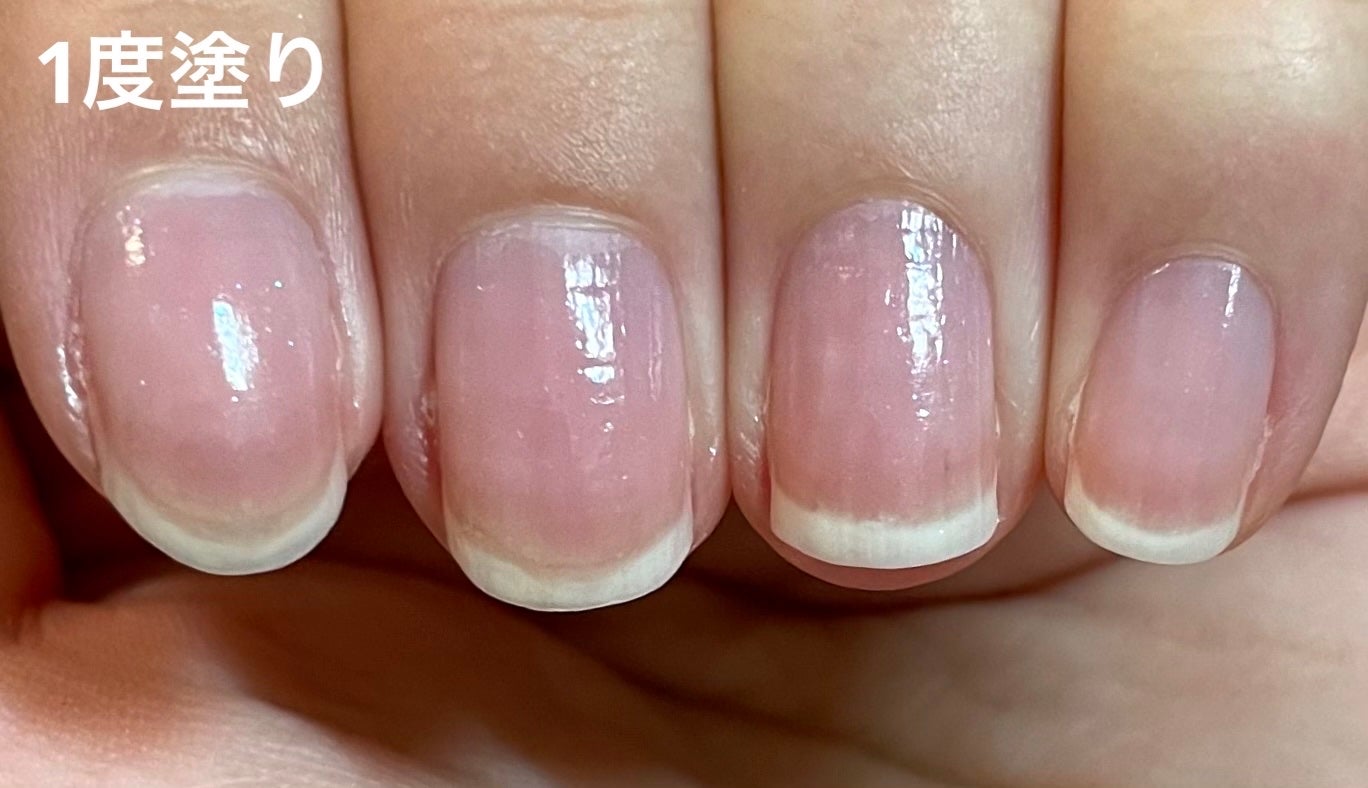 パーフェクトネイルコート カラー/M・N・B・B/オールインワンネイルを使ったクチコミ(4枚目)
