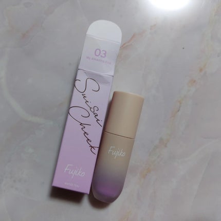 ⽔彩チーク/Fujiko/リキッドチークを使ったクチコミ(5枚目)