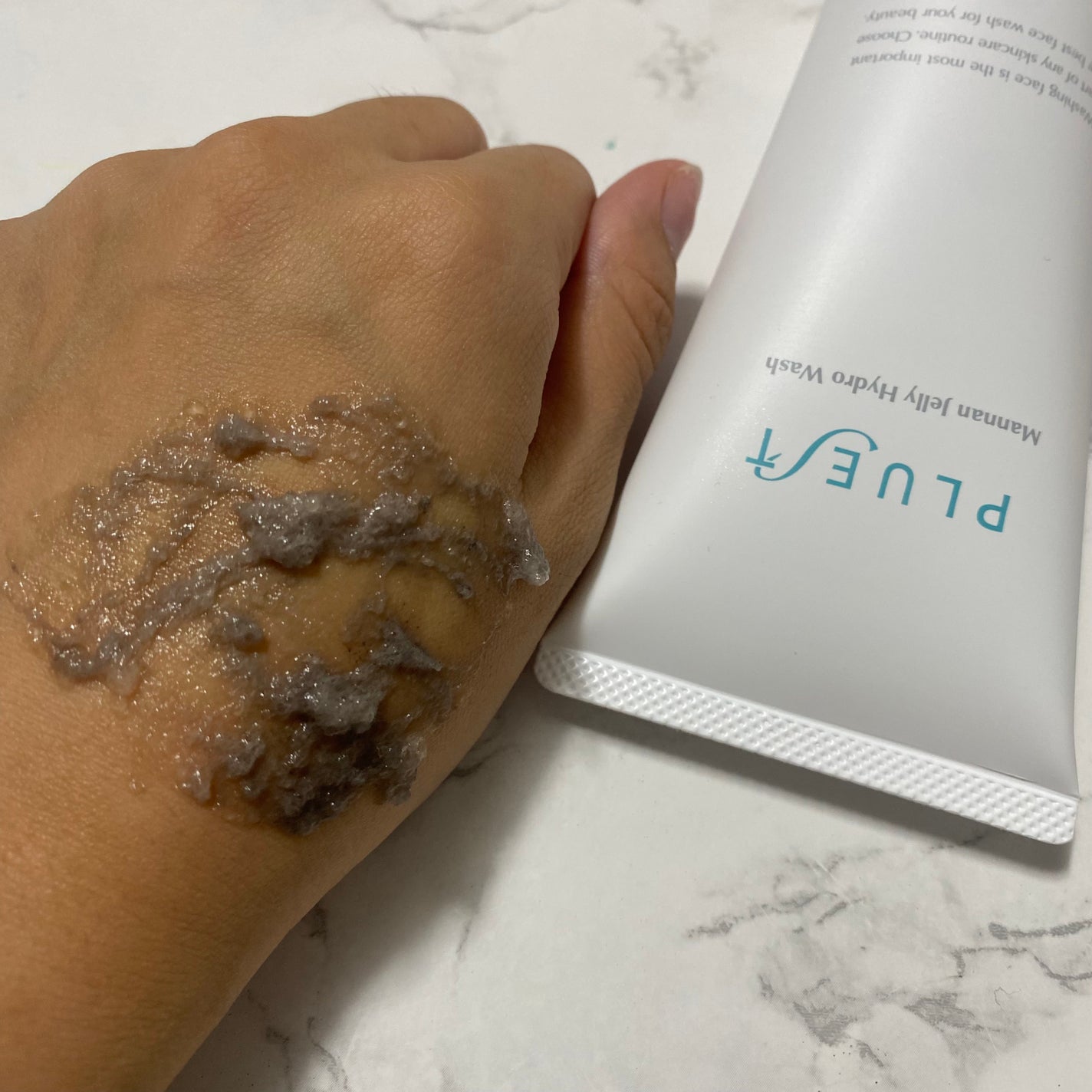 マンナンジェリーハイドロウォッシュ/PLUEST/洗顔料を使ったクチコミ(3枚目)