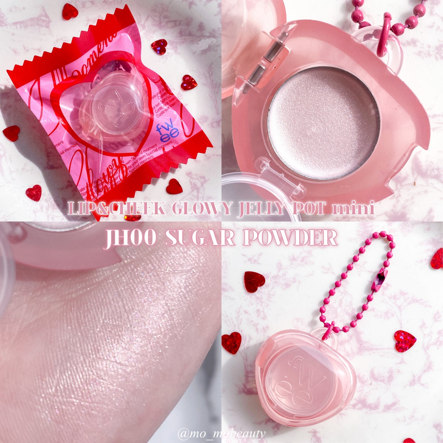 フィー リップアンドチーク グローイジェリーポット/fwee/リップグロスを使ったクチコミ(3枚目)