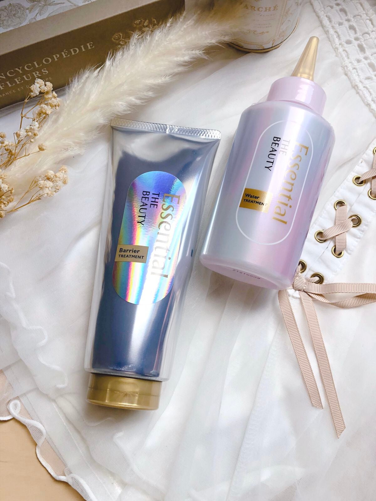 髪のキメ美容バリアトリートメント/エッセンシャル/洗い流すヘアトリートメントを使ったクチコミ(1枚目)