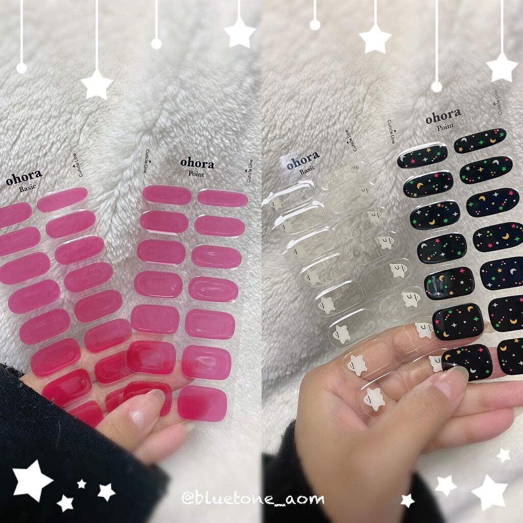 セミキュアジェルネイル（ハンド）/ohora/ネイルシールを使ったクチコミ（2枚目）