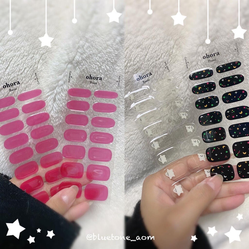 セミキュアジェルネイル(ハンド)/ohora/ネイルシールを使ったクチコミ(2枚目)