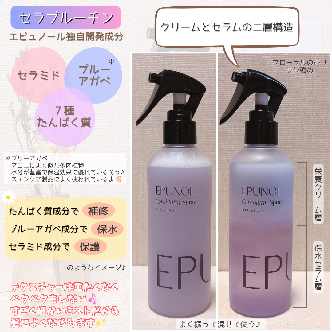 セラブルーチンスプレー/Epunol/プレスタイリング・寝ぐせ直しを使ったクチコミ（2枚目）