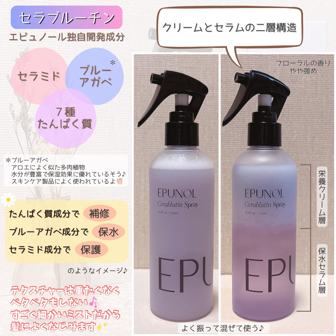 セラブルーチンスプレー/Epunol/プレスタイリング・寝ぐせ直しを使ったクチコミ(2枚目)