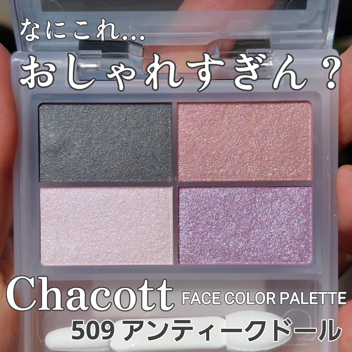 フェイスカラーパレット 509 アンティークドール/チャコット・コスメティクス/アイシャドウパレットを使ったクチコミ（1枚目）