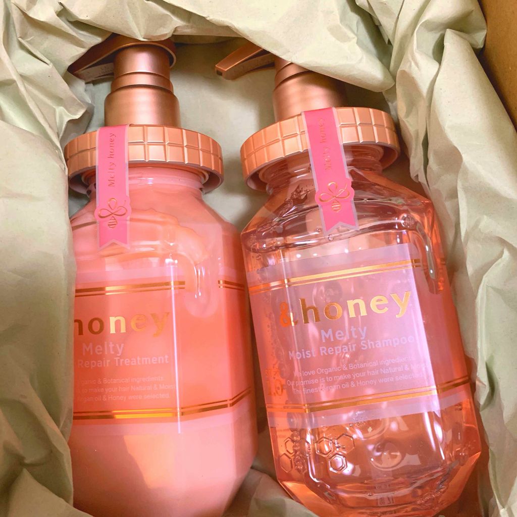 &honey Melty モイストリペア シャンプー1.0/モイストリペア ヘアトリートメント2.0/&honey/市販シャンプーを使ったクチコミ(1枚目)