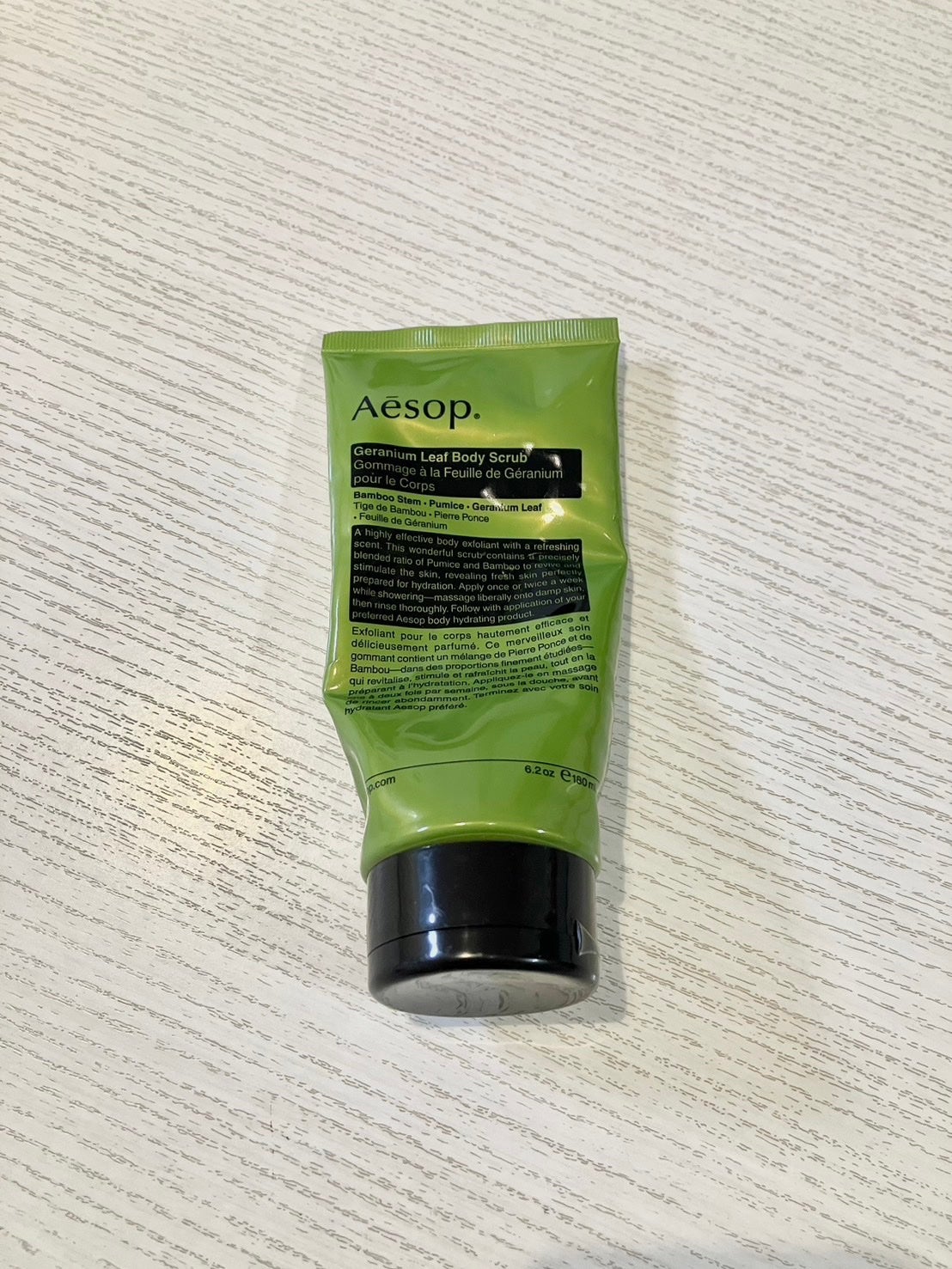 ゼラニウム ボディスクラブ/Aesop/ボディスクラブを使ったクチコミ(1枚目)