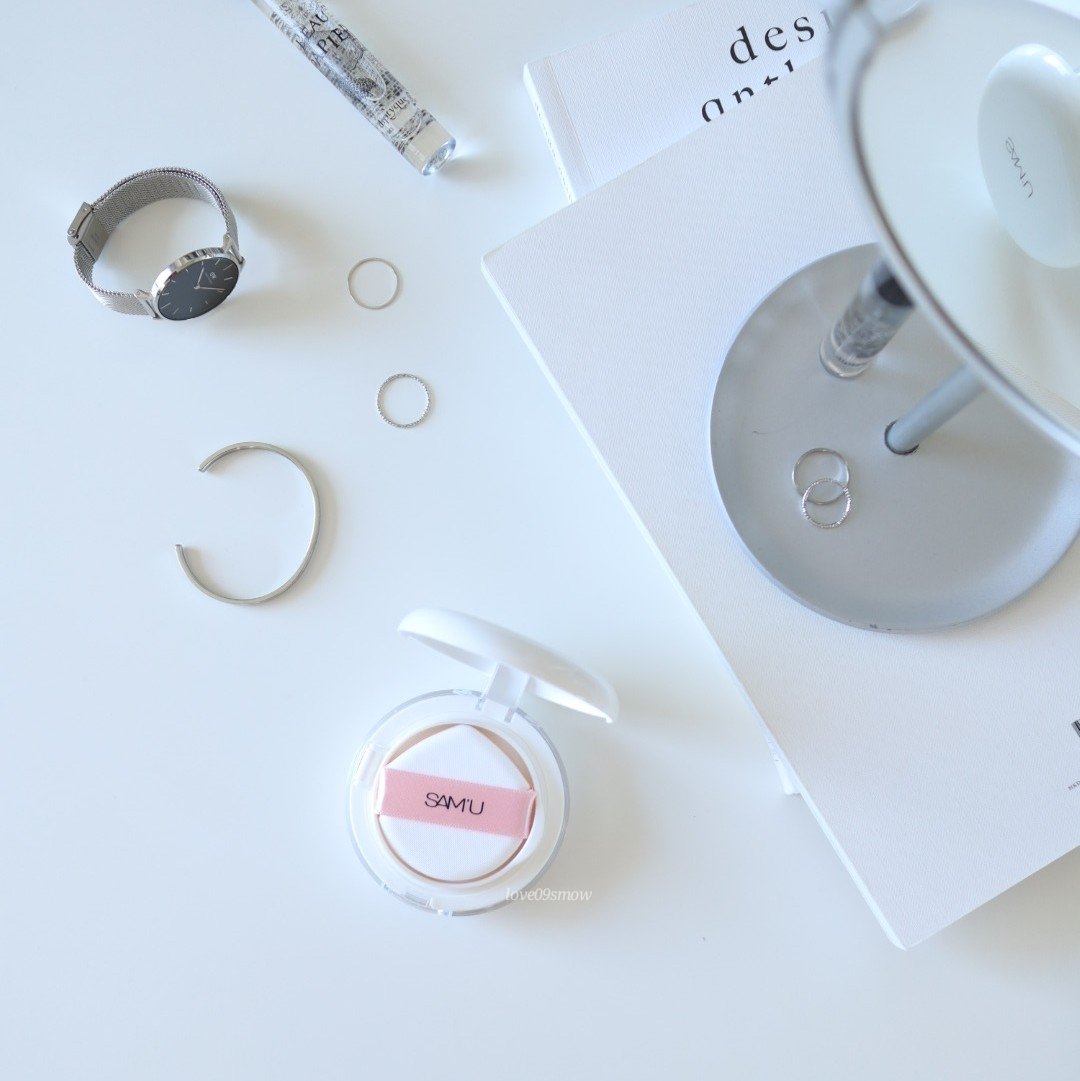 センシティブピュア＆ピュアクッション 23号 ニュートラル/SAM'U/クッションファンデーションを使ったクチコミ（1枚目）