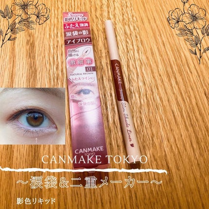 3wayスリムシェードライナー/キャンメイク/リキッドアイライナーを使ったクチコミ(1枚目)