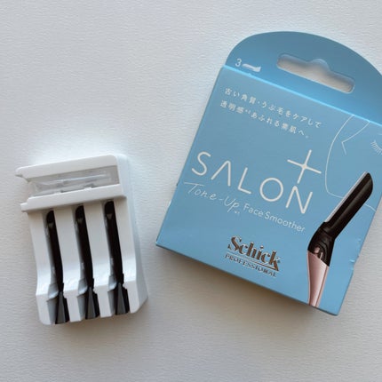 サロンプラス トーンアップ フェイススムーサー ホルダー(刃付き)/サロンプラス/シェーバーを使ったクチコミ(1枚目)