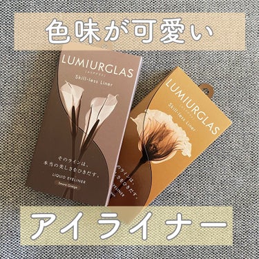 スキルレスライナー/LUMIURGLAS/リキッドアイライナーを使ったクチコミ（1枚目）