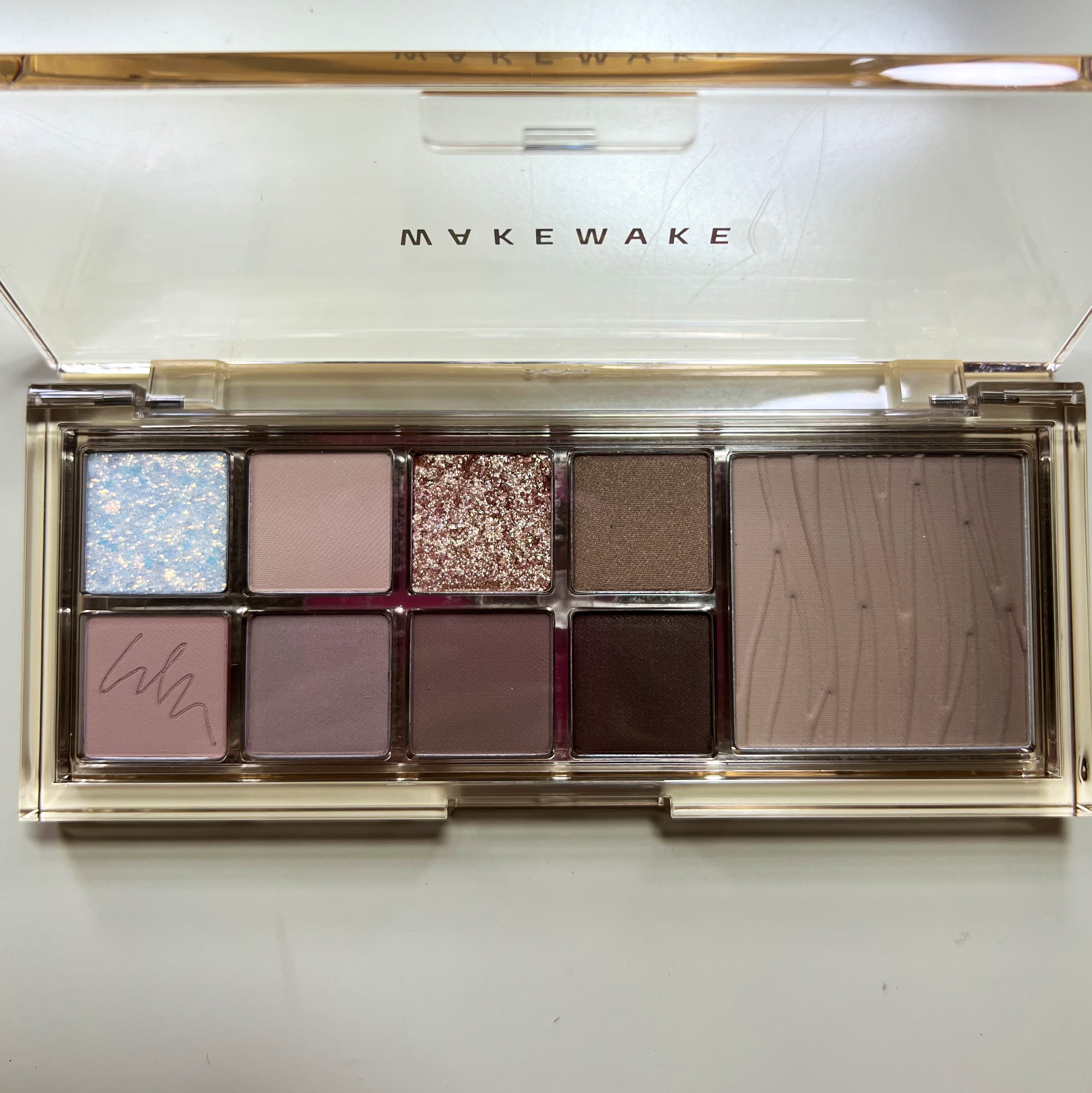 ミックスブラーリングアイパレット/wakemake/マルチパレットを使ったクチコミ（2枚目）