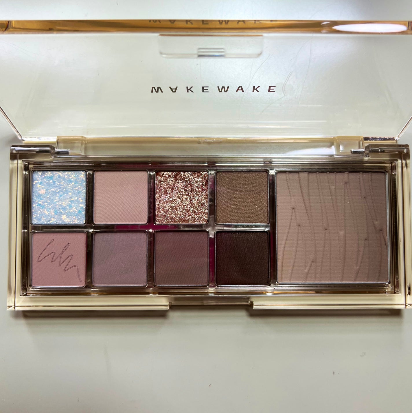 ミックスブラーリングアイパレット/wakemake/マルチパレットを使ったクチコミ(2枚目)