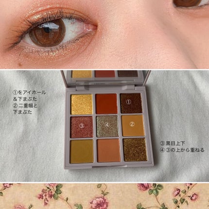 VenusMarble 9色アイシャドウパレット/Venus Marble/アイシャドウパレットを使ったクチコミ(2枚目)