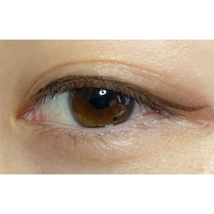 ロングラスティングアイライナー ブラウンブラック/COSCOS/リキッドアイライナーを使ったクチコミ(2枚目)