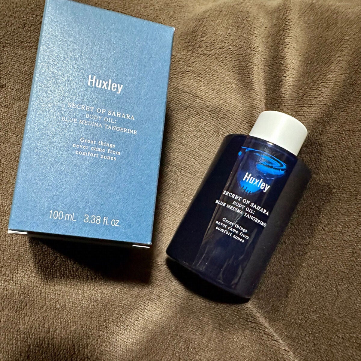 ボディオイル;ブルーメディナタンジェリン/Huxley/ボディオイルを使ったクチコミ(2枚目)