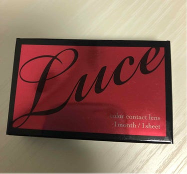 LUCE(ルーチェ)/LUCE/カラーコンタクトレンズを使ったクチコミ（1枚目）