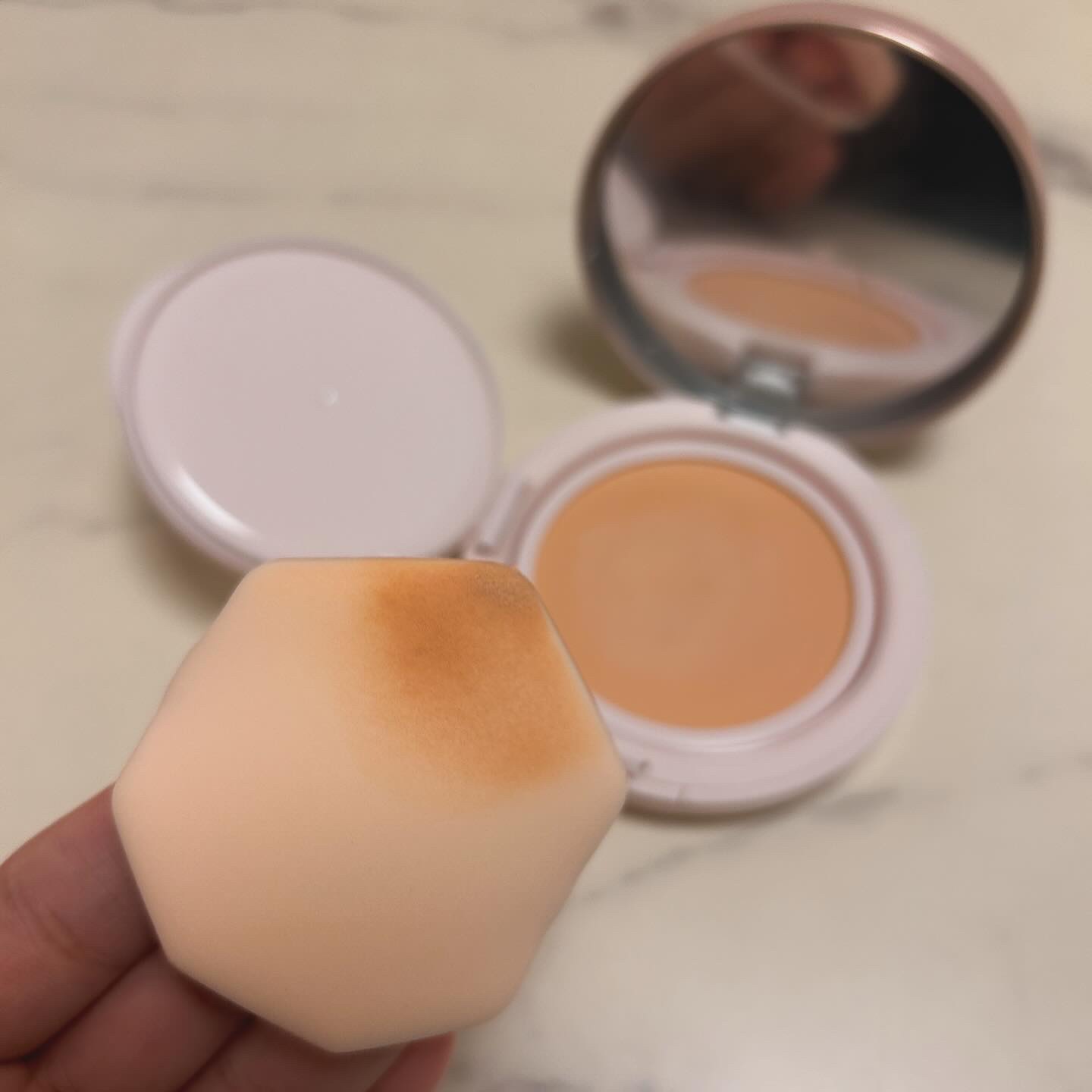 ミシャ M スキンフェイクバーム/MISSHA/クリーム・エマルジョンファンデーションを使ったクチコミ（3枚目）