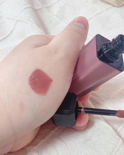 センシュアルパウダーマットリキッド 187 SEXUAL CHOCOLATE/HERA/口紅を使ったクチコミ(2枚目)