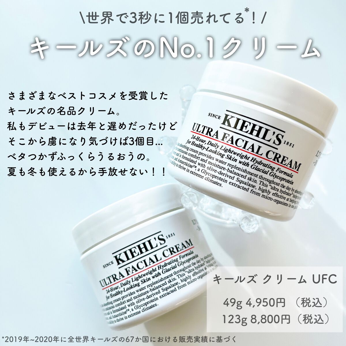 クリーム UFC/Kiehl's/フェイスクリームを使ったクチコミ(2枚目)